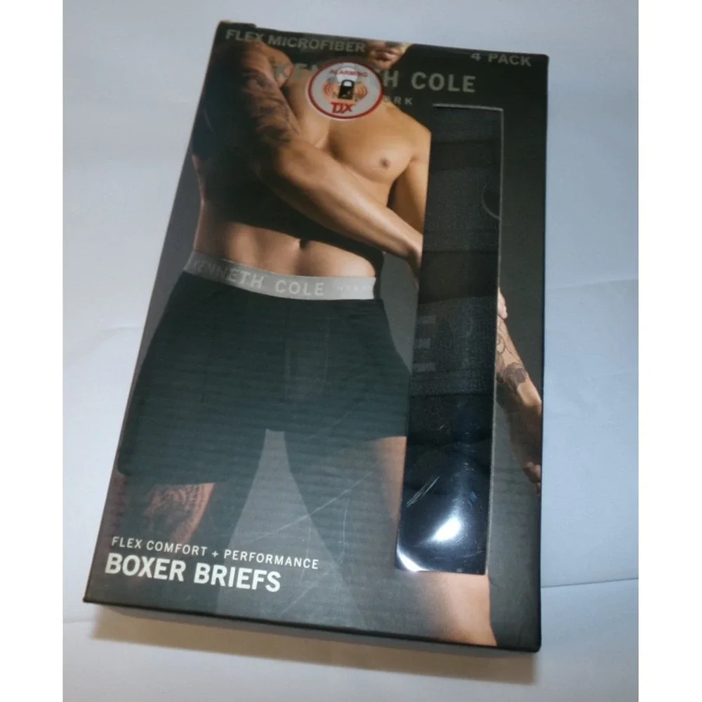 NIP MENS KENNETH COLE FLEX COMFORT BOXER‎ BRIEF UNDERWEAR~SZ SM~